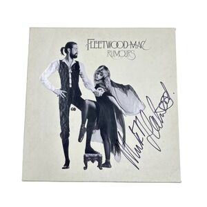 Fleetwood Mac Signed Rumors Album by Mick Fleetwood